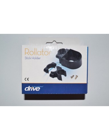 Cane, Walking Stick, Crutch Holder Clip for Rollators and Wheelchairs
