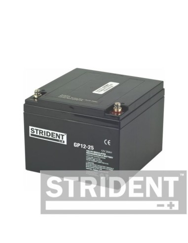 Strident 12v 25 Ah AGM Mobility Battery