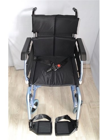 Aktiv X3 Pro Aluminium Transit Wheelchair Front View