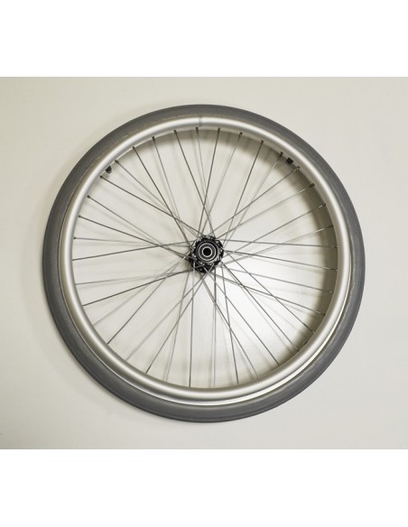 Rear Wheel with 24" Solid Grey Tyre