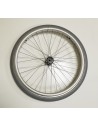 Rear Wheel with 24" Solid Grey Tyre