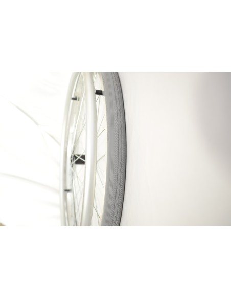 Rear Wheel with 24" Solid Grey Tyre