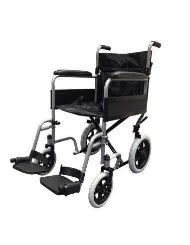 Z-Tec Steel Transit Wheelchair 604 Wheelchair with User Manual