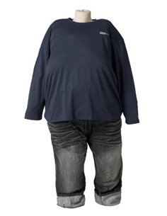 XXL-Rehab Bariatric Simulation Training Suit Rear View 2
