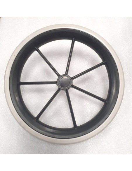 Rear transit wheel for Invacare Ben NG Wheelchair, solid, new.