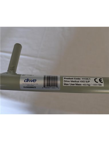 Drive Bariatric Commode labelling