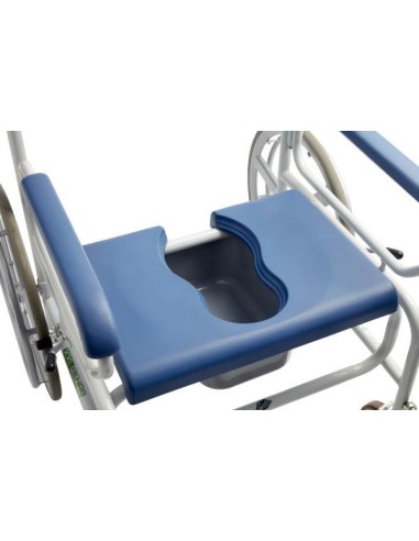 Cobi Shower Commode Wheeler 0152-061-000 seat lid removed