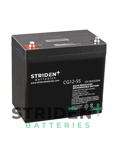 Strident Advanced Carbon Gel Battery CG12-55