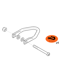 Invacare A2NG Transit Lite Wheelchair transportation attachment kit 1532810 ENd600