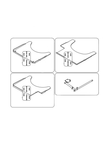 Swing-Out Tray for Invacare TDX Wheelchair