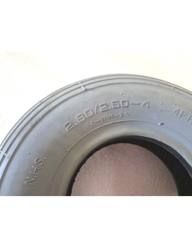 2.80 / 2.50-4 Grey Mobility Scooter Wheelchair Tyre