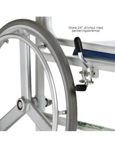 Cobi Rehab XXL Shower Commode Wheeler backpad