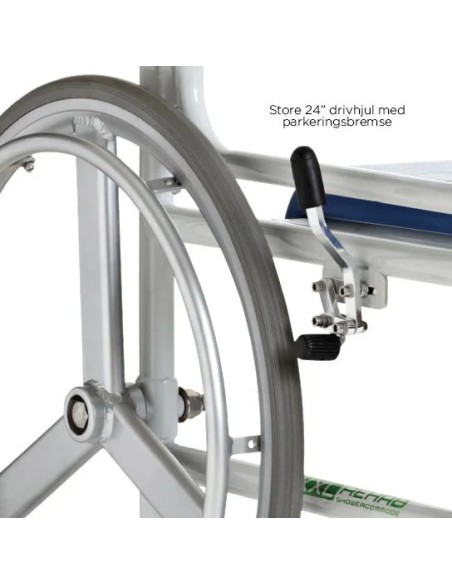 Cobi Rehab XXL Shower Commode Wheeler backpad