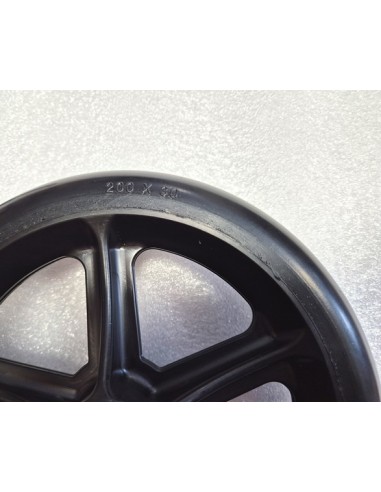 Solid 8" Black Front Castor Wheel For Invacare Action 2NG 3NG Wheelchair