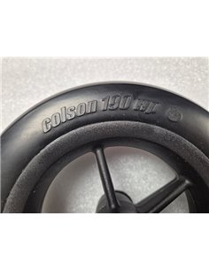 Black front castor wide profile for Invacare Ben NG Wheelchairs 2