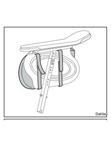 Side Rest Pad for the Invacare Rea Azalea and Dahlia Tilt in Space Wheelchairs