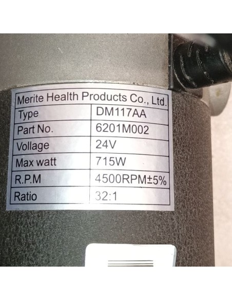 Roma Sirocco Motor and Gearbox Label Roma Sirocco Motor and Gearbox Label