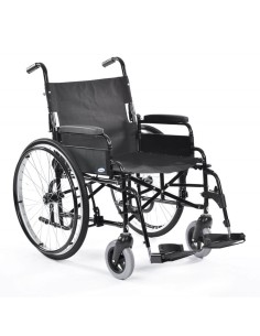 Lomax Heavy Duty Steel Transit Wheelchair