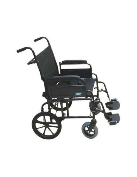Lomax Heavy Duty Steel Transit Wheelchair