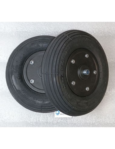 Castor Wheel Black Infilled Tyre 200*50