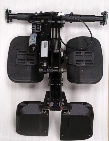 Invacare TDX SP2 Powered Centre Mount Legrest Rear View