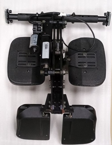 Invacare TDX SP2 Powered Centre Mount Legrest Rear View